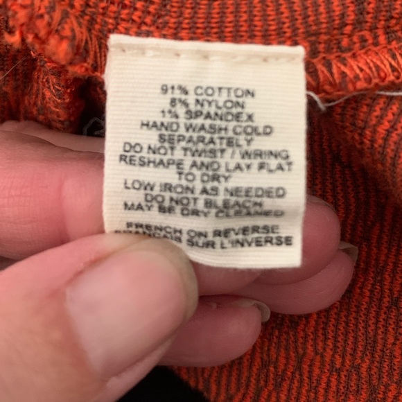 ANTHROPOLOGIE ORANGE JACQUARD JACKET/BLAZER - Picture 11 of 11
